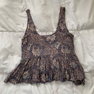Urban Outfitters Peplum Tank Top